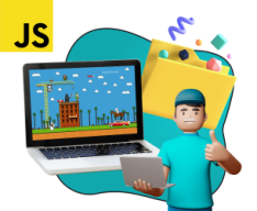 Программирование на JavaScript. Учимся создавать игры! - Школа программирования для детей, компьютерные курсы для школьников, начинающих и подростков - KIBERone г. Дурлешты